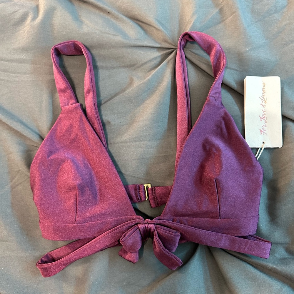 For Live & Lemons Bikini Top only SAMPLE in Mauve